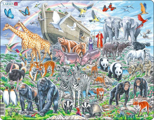 Noah's Ark 53 Piece Children's Educational Jigsaw Puzzle: 53