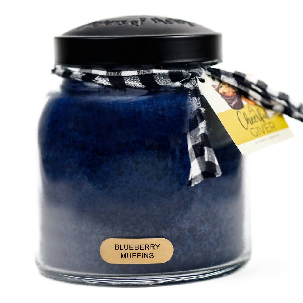 Cheerful Giver Blueberry Muffins Candle – 34 oz (Double Wick)