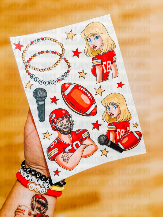 KC x Swiftie Temporary Tattoos