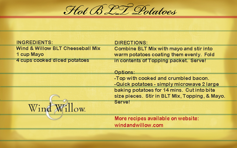 Wind & Willow BLT Cheeseball Mix