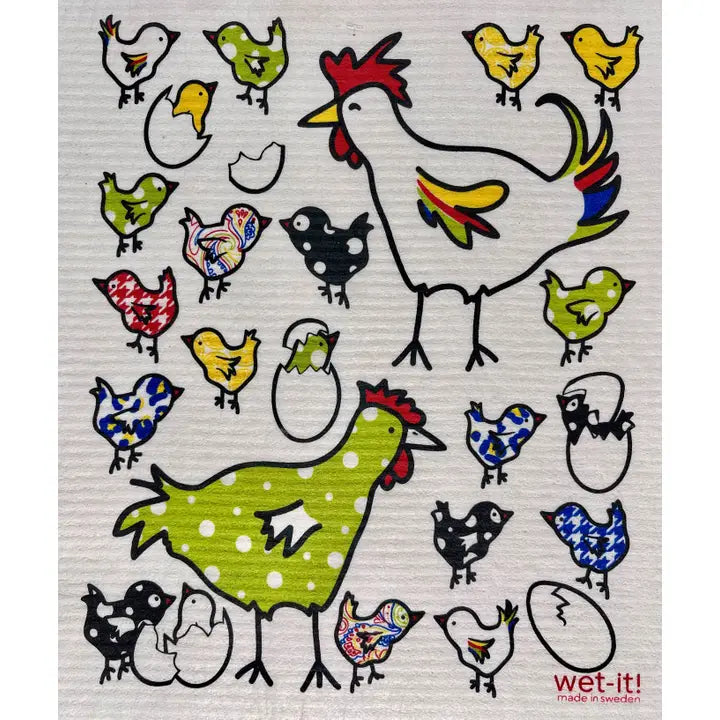 Chicken Coop XL Swedish Cloth 10" x 12"