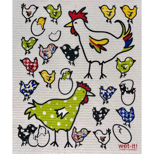 Chicken Coop XL Swedish Cloth 10" x 12"