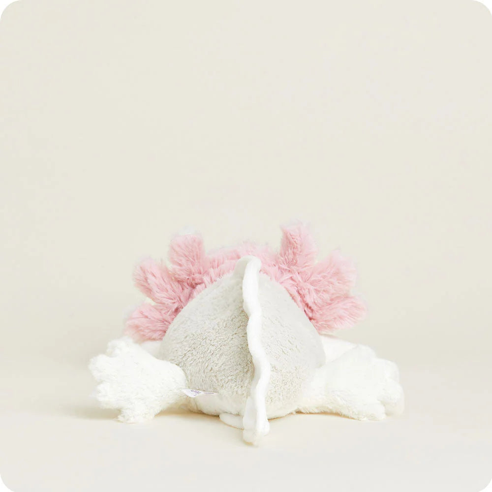 White Axolotl Warmies® Plush – Heatable Lavender Comfort