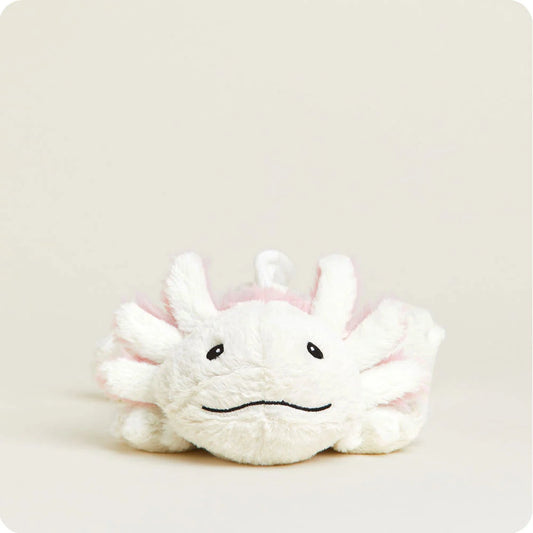 White Axolotl Warmies® Plush – Heatable Lavender Comfort