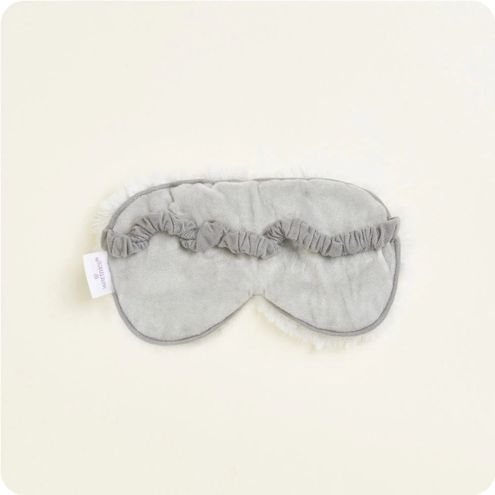 Marshmallow Gray Warmies® Eye Mask – Heatable Lavender Comfort