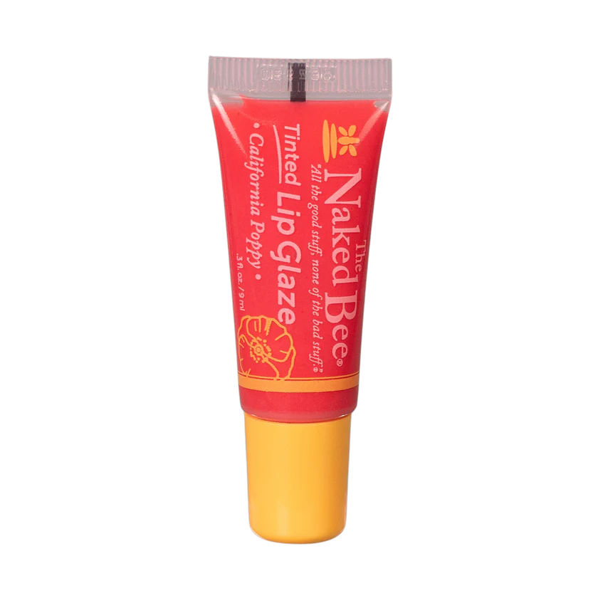 Naked Bee California Poppy Lip Glaze