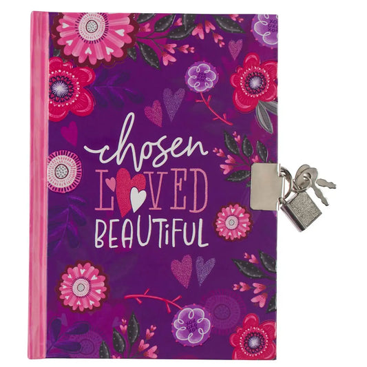 Chosen Loved Beautiful Secret Lock Diary for Girls