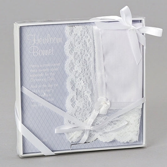 Christening Bonnet to Wedding Hanky Keepsake