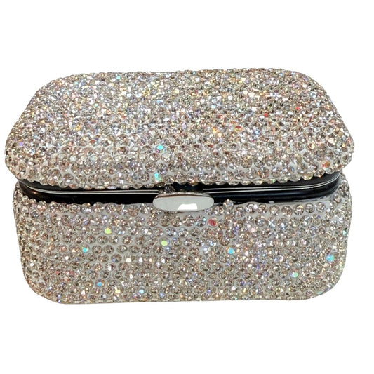 Rhinestone Travel Jewelry Case