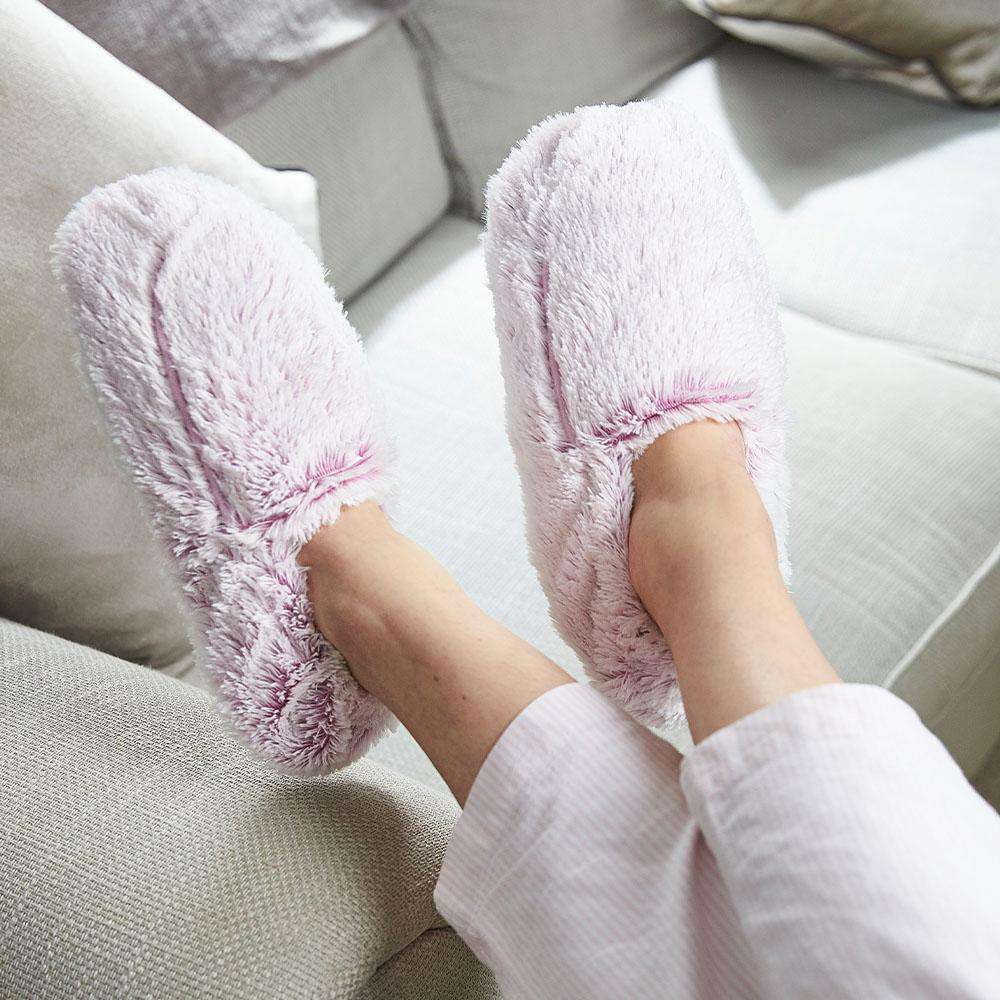 Warmies Marshmallow Lavender Slippers