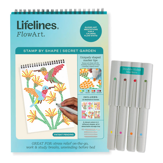 Lifelines FlowArt® Stamp-by-Shape – Secret Garden