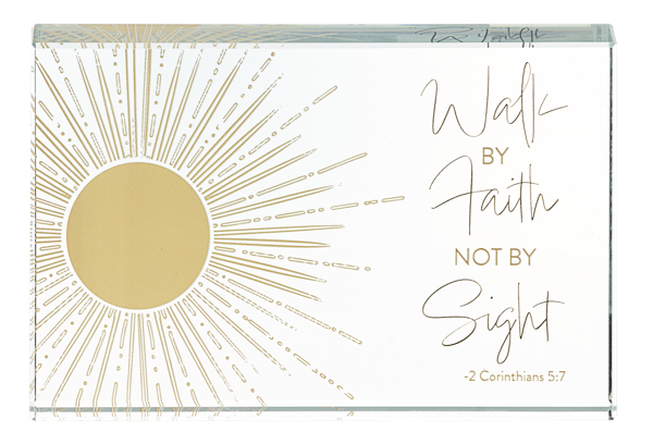 Heavenly Horizons – Glass Block Talk (Shelf Sitter)