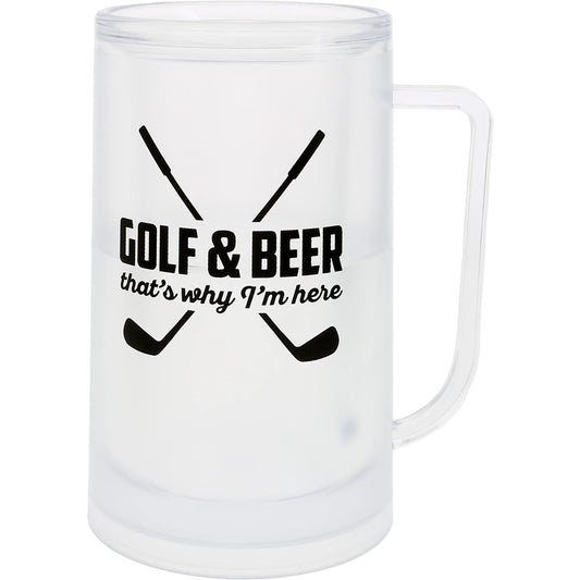 Golf & Beer Freezer Stein