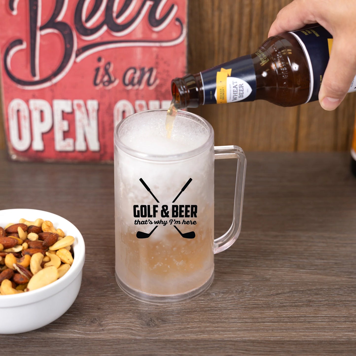 Golf & Beer Freezer Stein