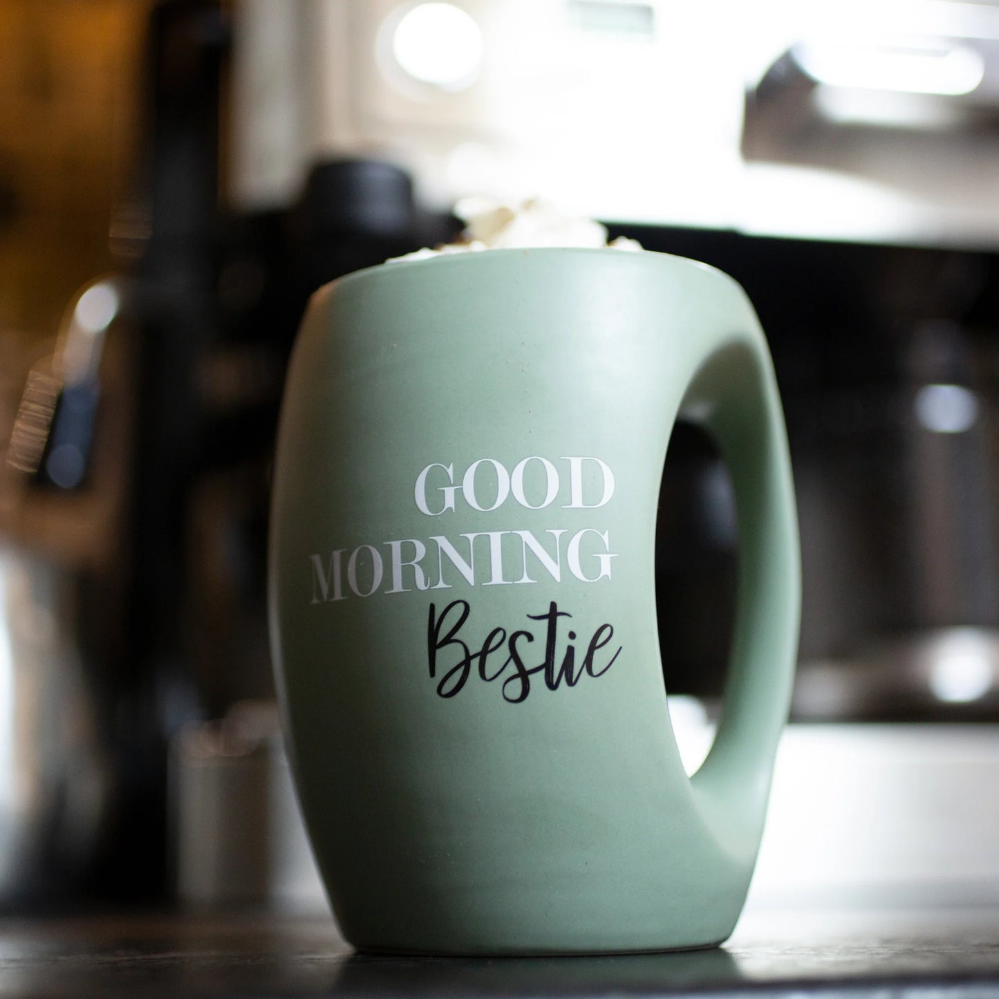 Good Morning Bestie Stoneware Mug – 16 oz