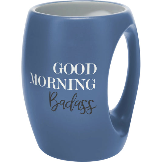 Good Morning Badass Stoneware Mug - 16 oz.