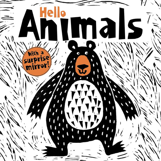 Hello Animals - high contrast board book