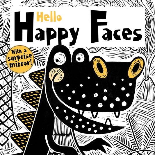 Hello Happy Faces high contrast board book