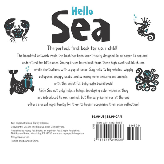Hello Sea - high contrast board book
