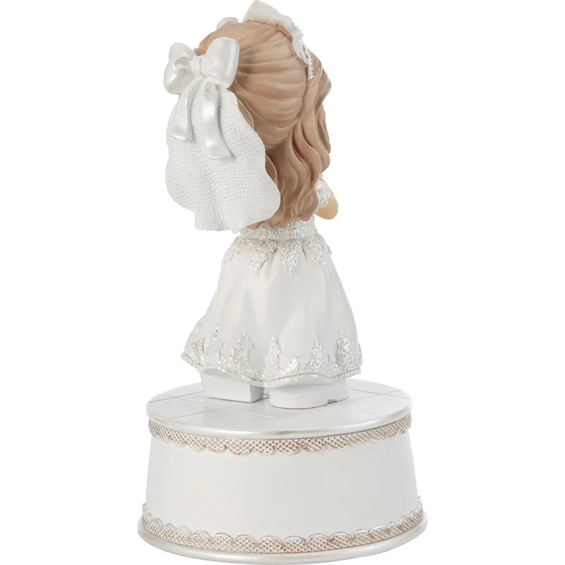 Precious Moments Holy Communion Girl Musical Figurine – “The Lord’s Prayer”