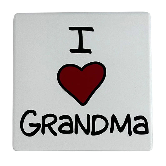 Coaster - I (Heart) Grandma