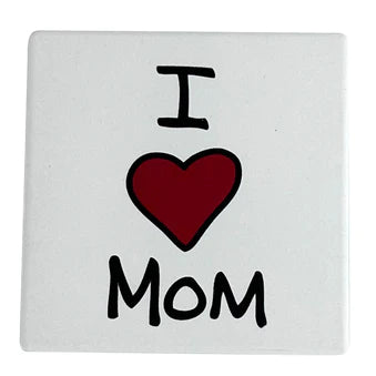 Coaster - I (Heart) MOM