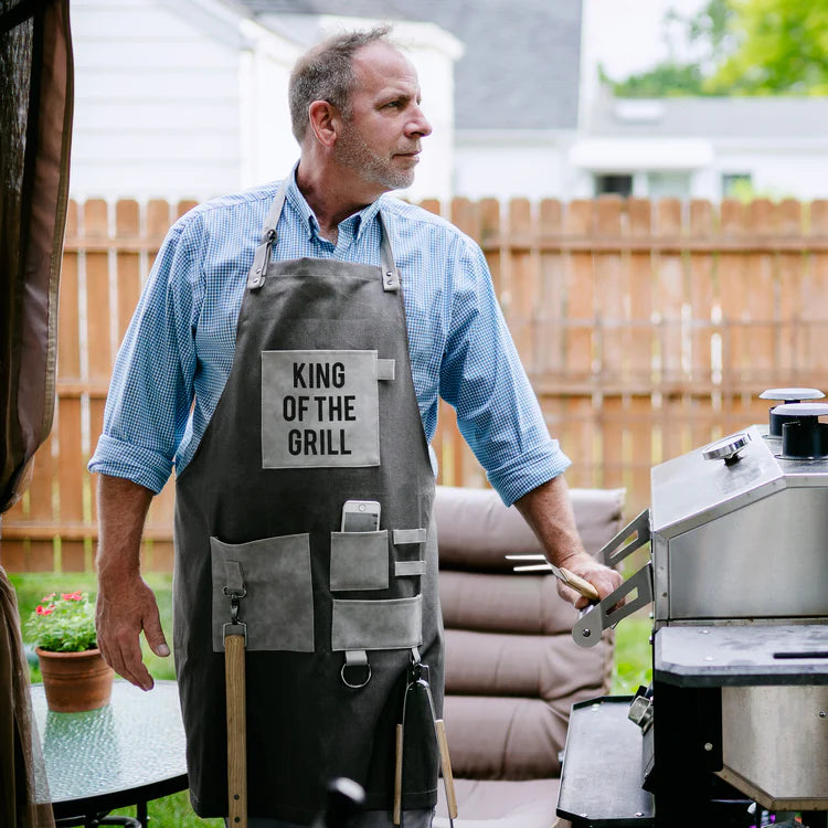 King of the Grill Canvas Grilling Apron