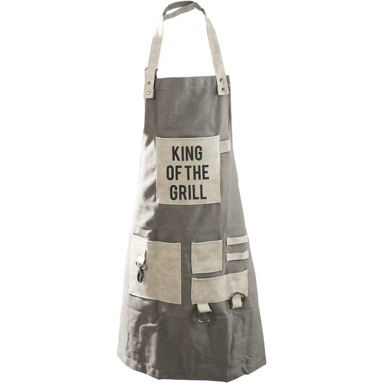 King of the Grill Canvas Grilling Apron