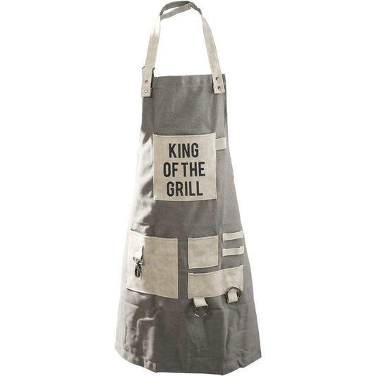King of the Grill Canvas Grilling Apron