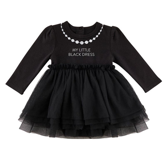 Little Black Dress 6-12 mo - long sleeve