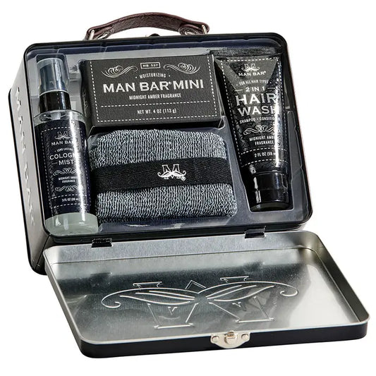 Man Bar Travel Kit – Midnight Amber