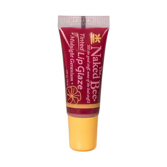 Naked Bee Midnight Geranium Sunset Lip Glaze