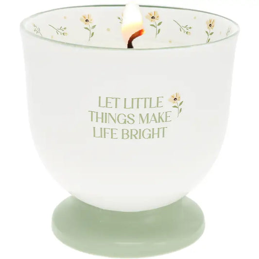 “Let Little Things Make Life Bright” Hidden Reveal Candle