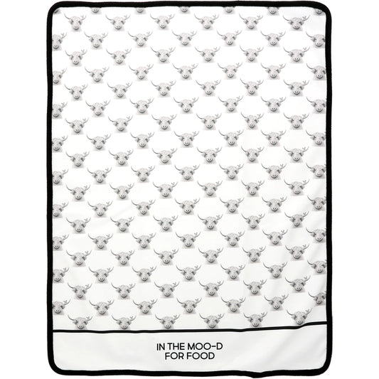 “In the Moo-d for Food” Cow Tea Towel