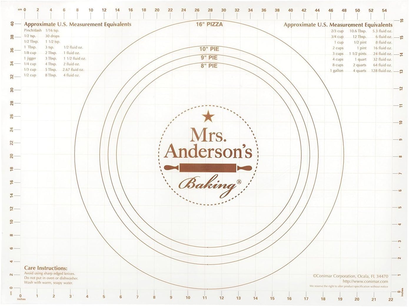Pastry Rolling Mat by Mrs. Anderson’s