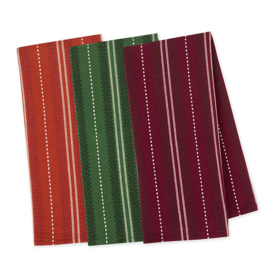 Orchard Heavyweight  Stripe Dishcloth set of 3