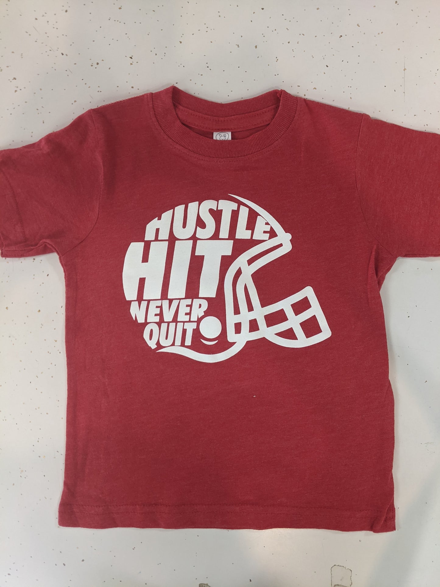 Hustle T-shirt- Red 2T - 4T