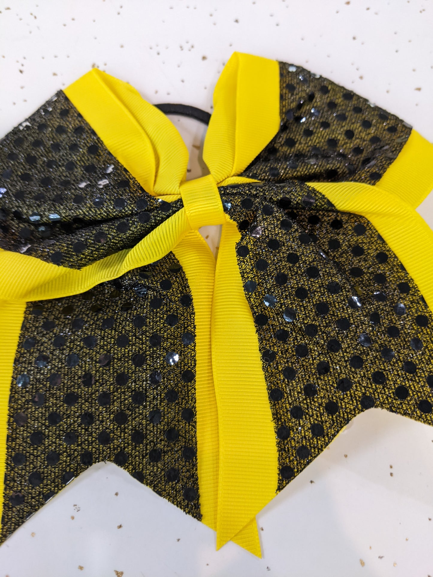 Sequin School Spirit Cheer Bow