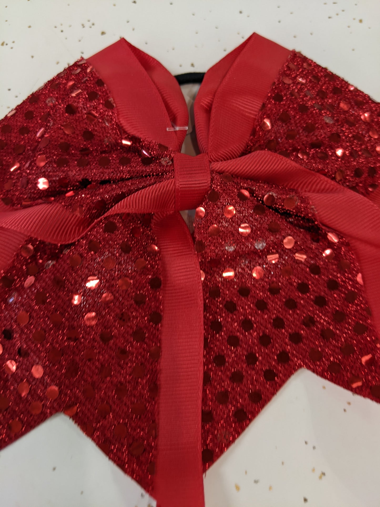 Sequin School Spirit Cheer Bow