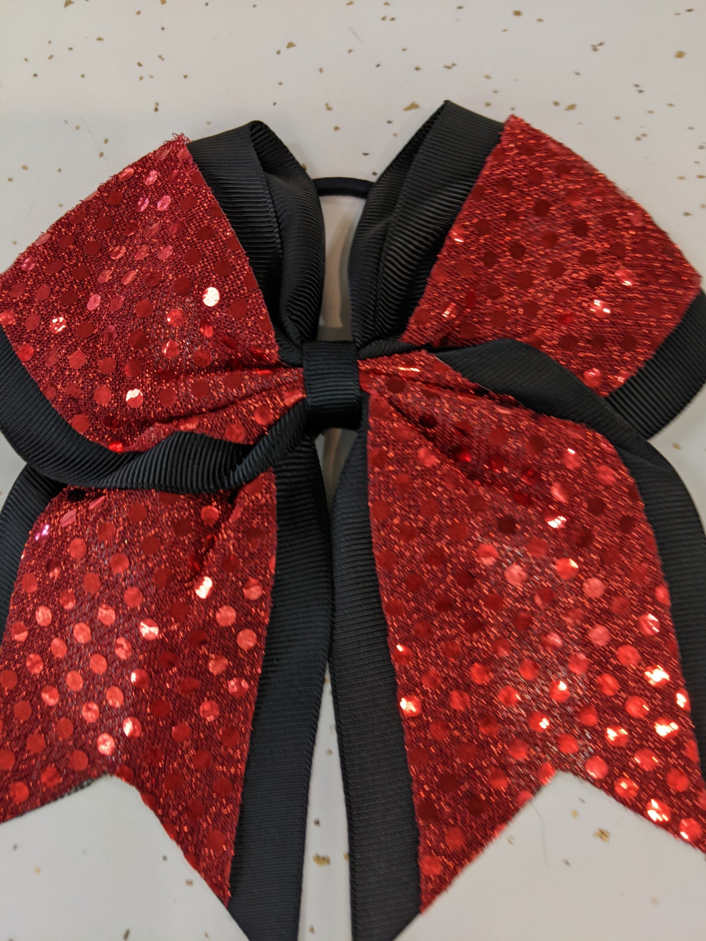 Sequin School Spirit Cheer Bow