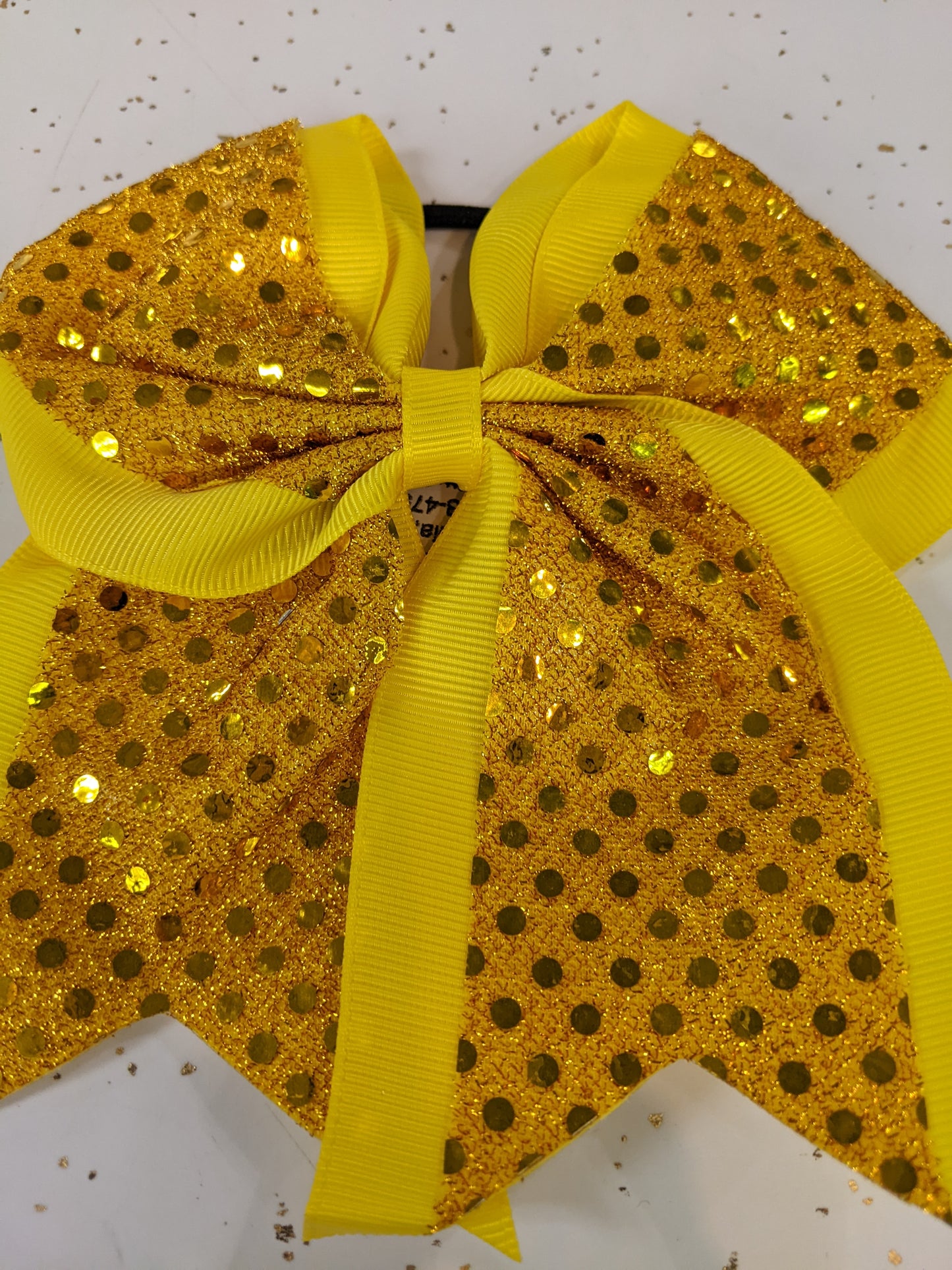 Sequin School Spirit Cheer Bow