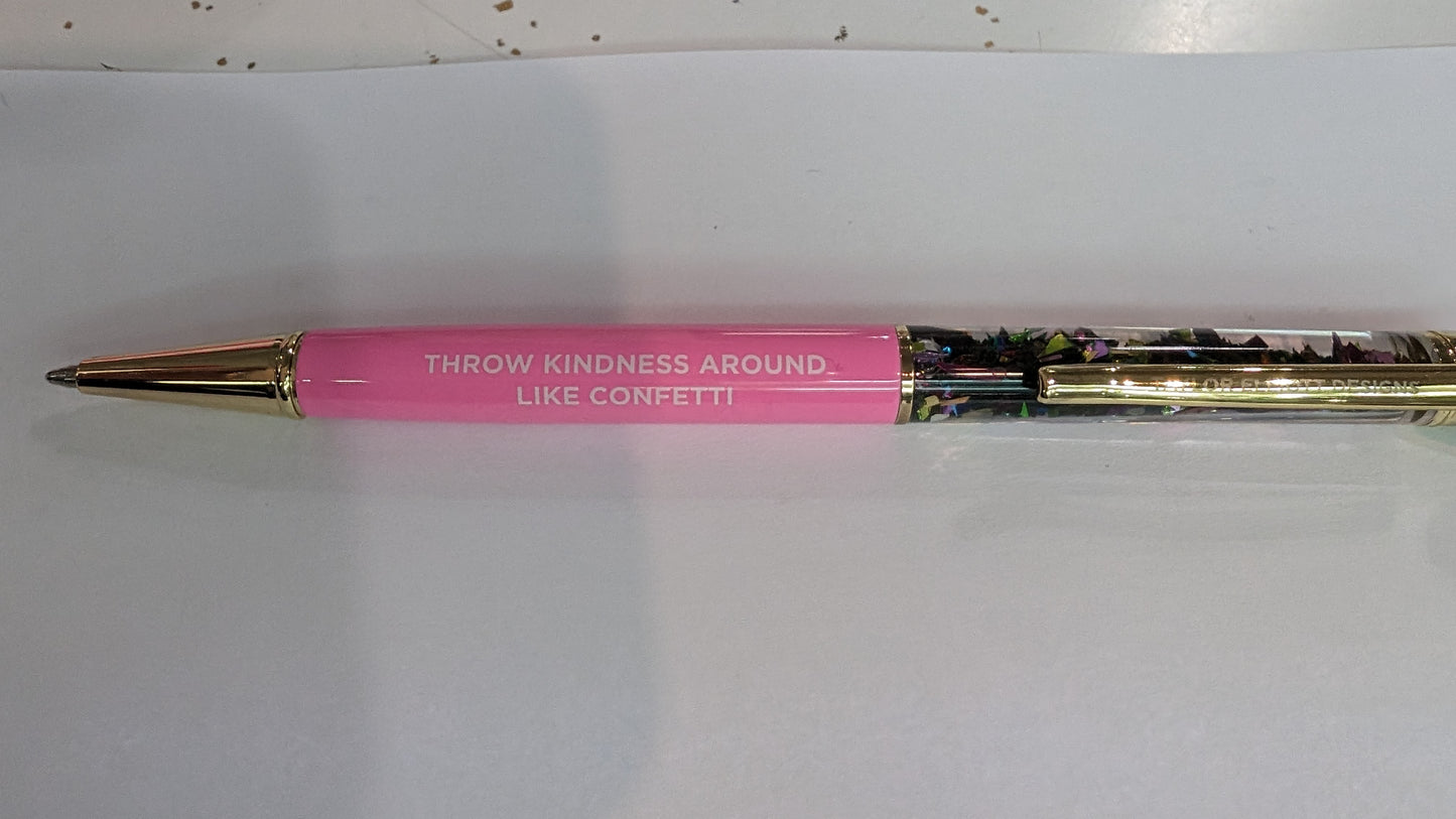 Confetti Pen - Throw Kindness