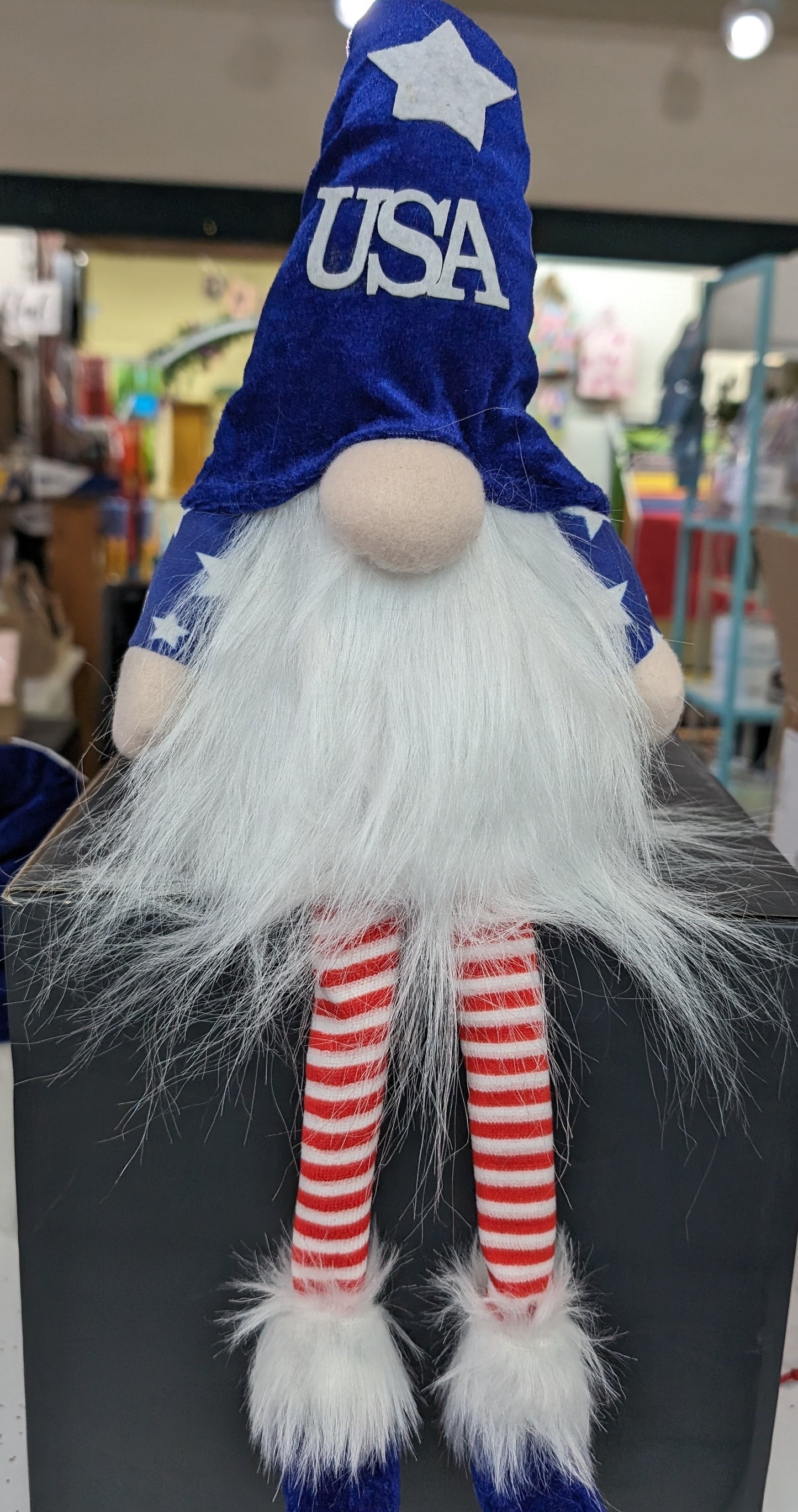 Plush Americana Gnome Shelf Sitter