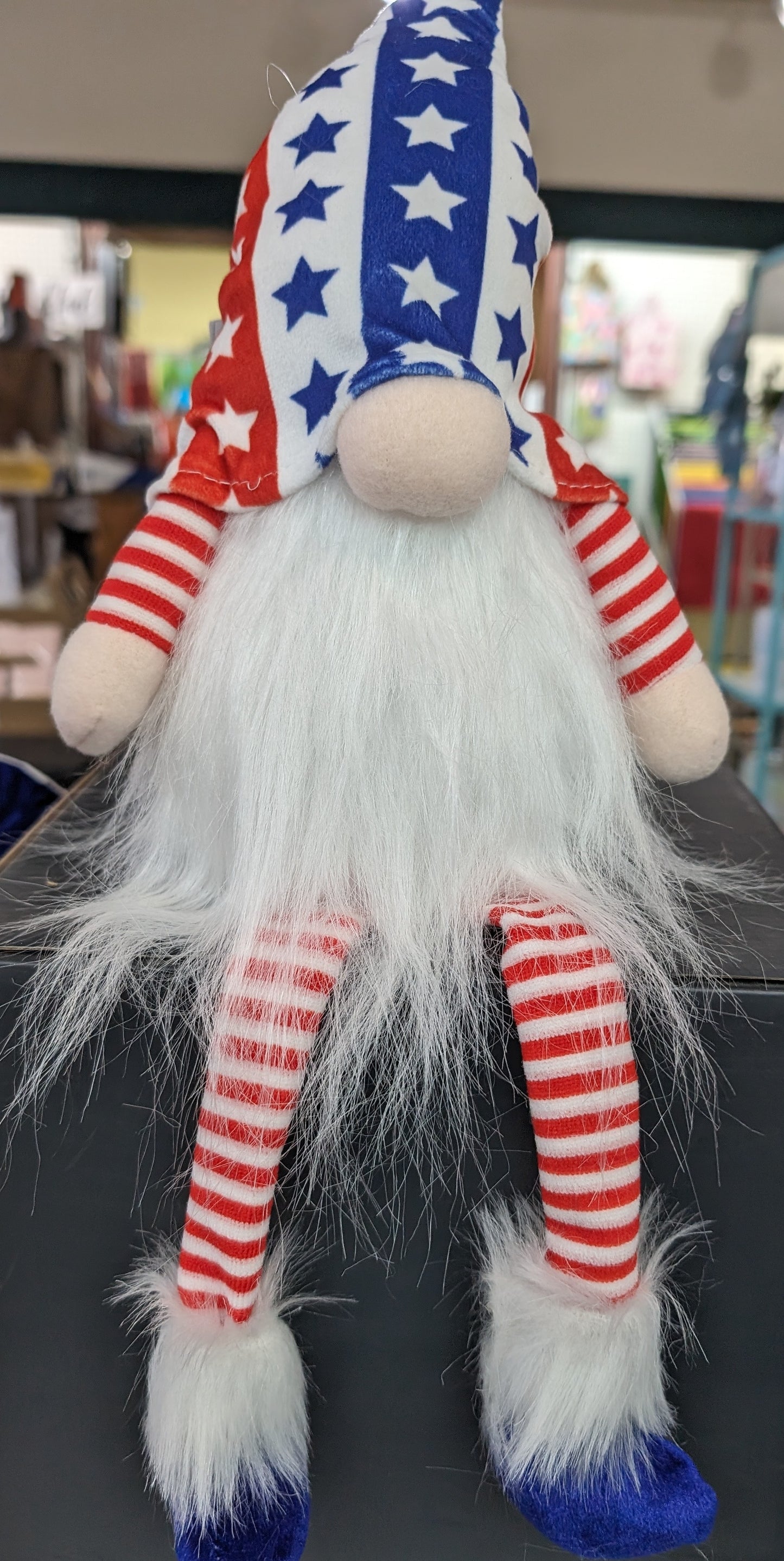 Plush Americana Gnome Shelf Sitter