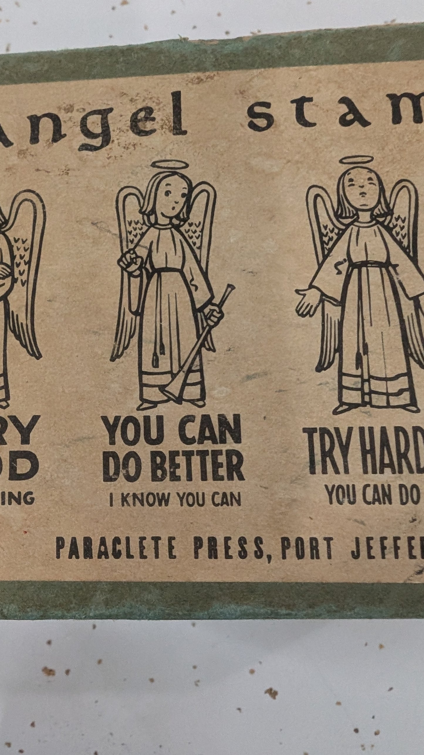 Vintage Angel Stamp Set of Six