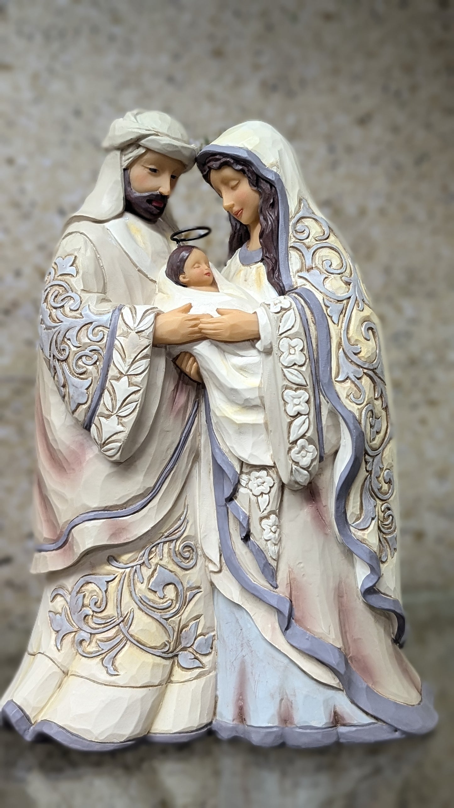 White Woodland Holy Family - "Greatest Gift of All"