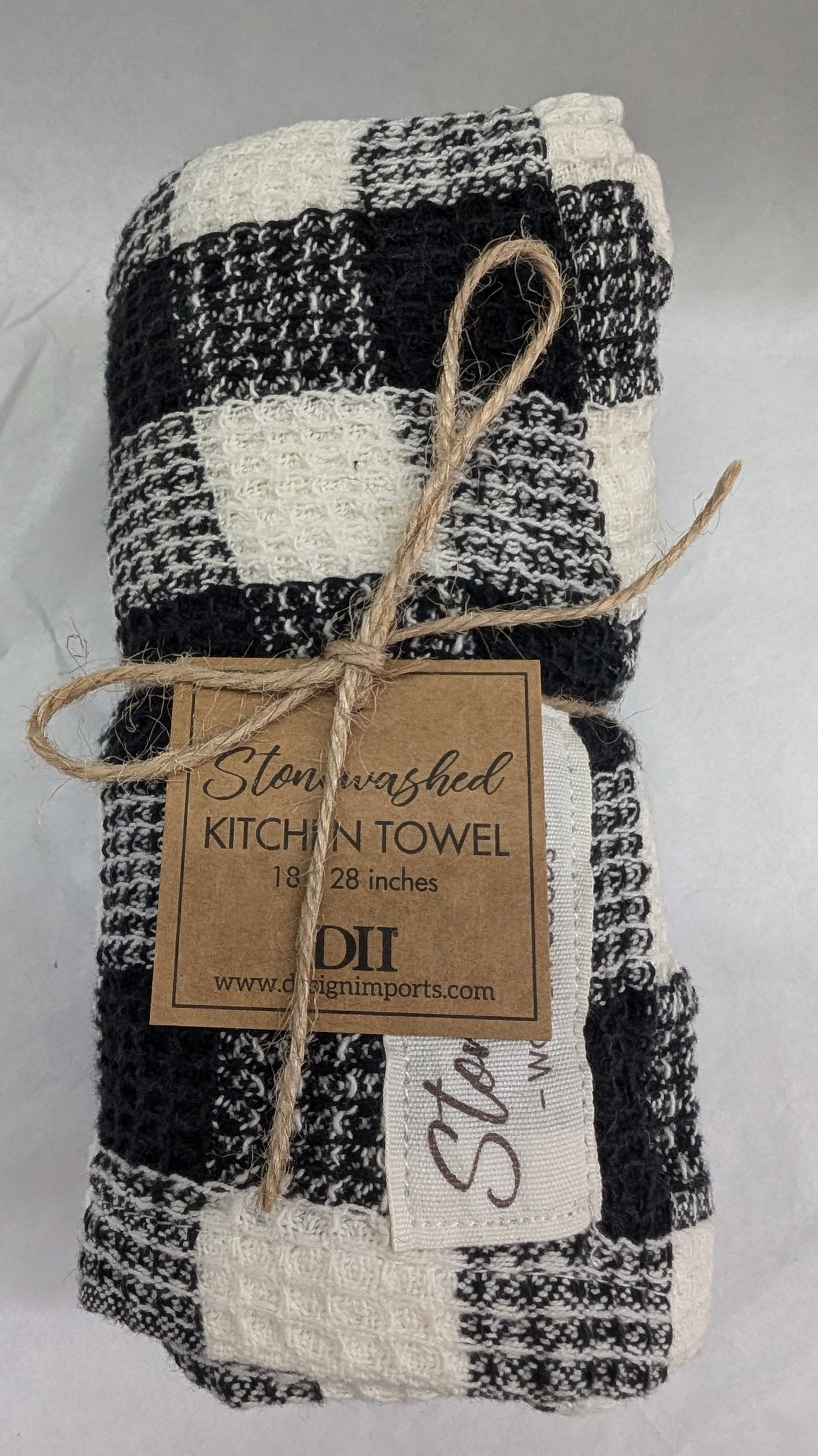 Stonewashed Woven Kitchen Towel