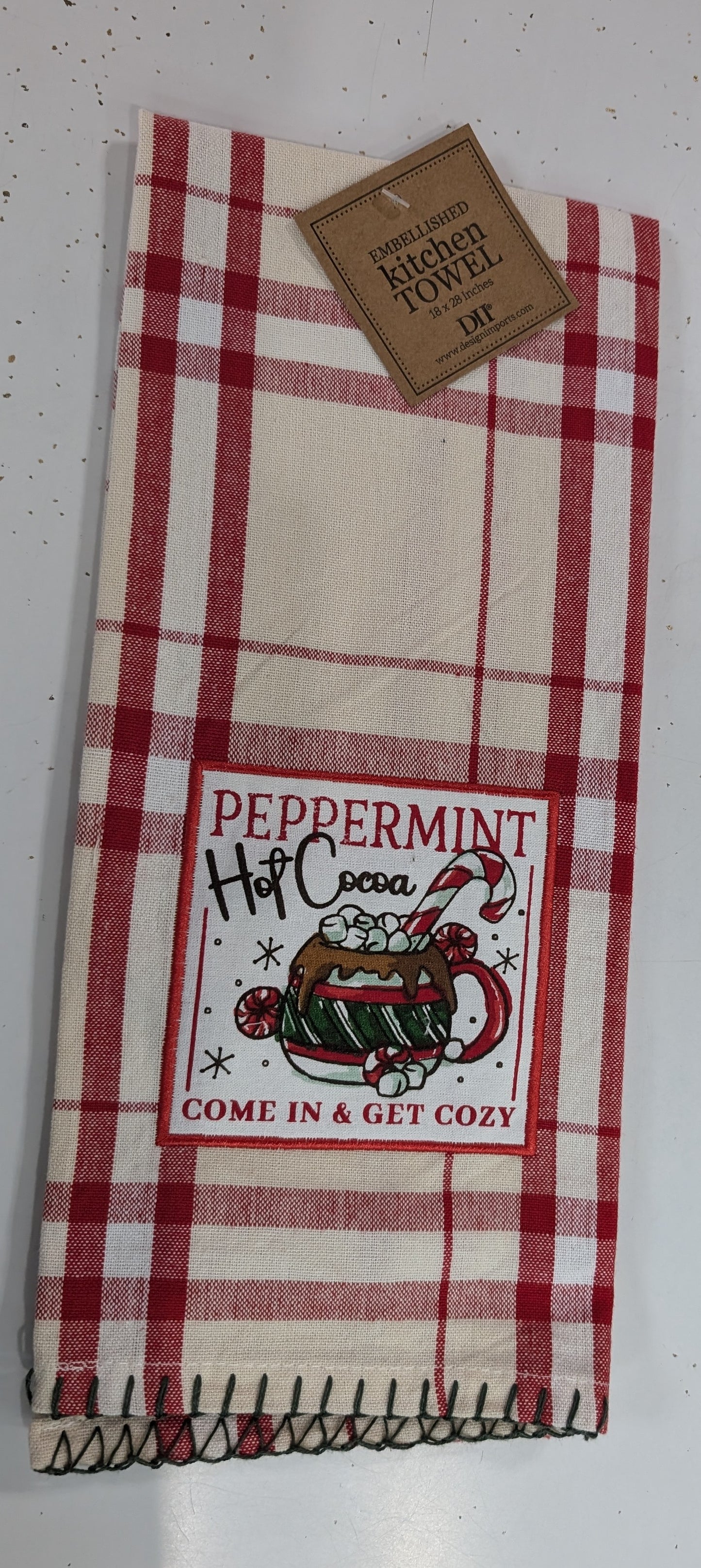 Holly Jolly Cookie Co. Embellished Dishtowels