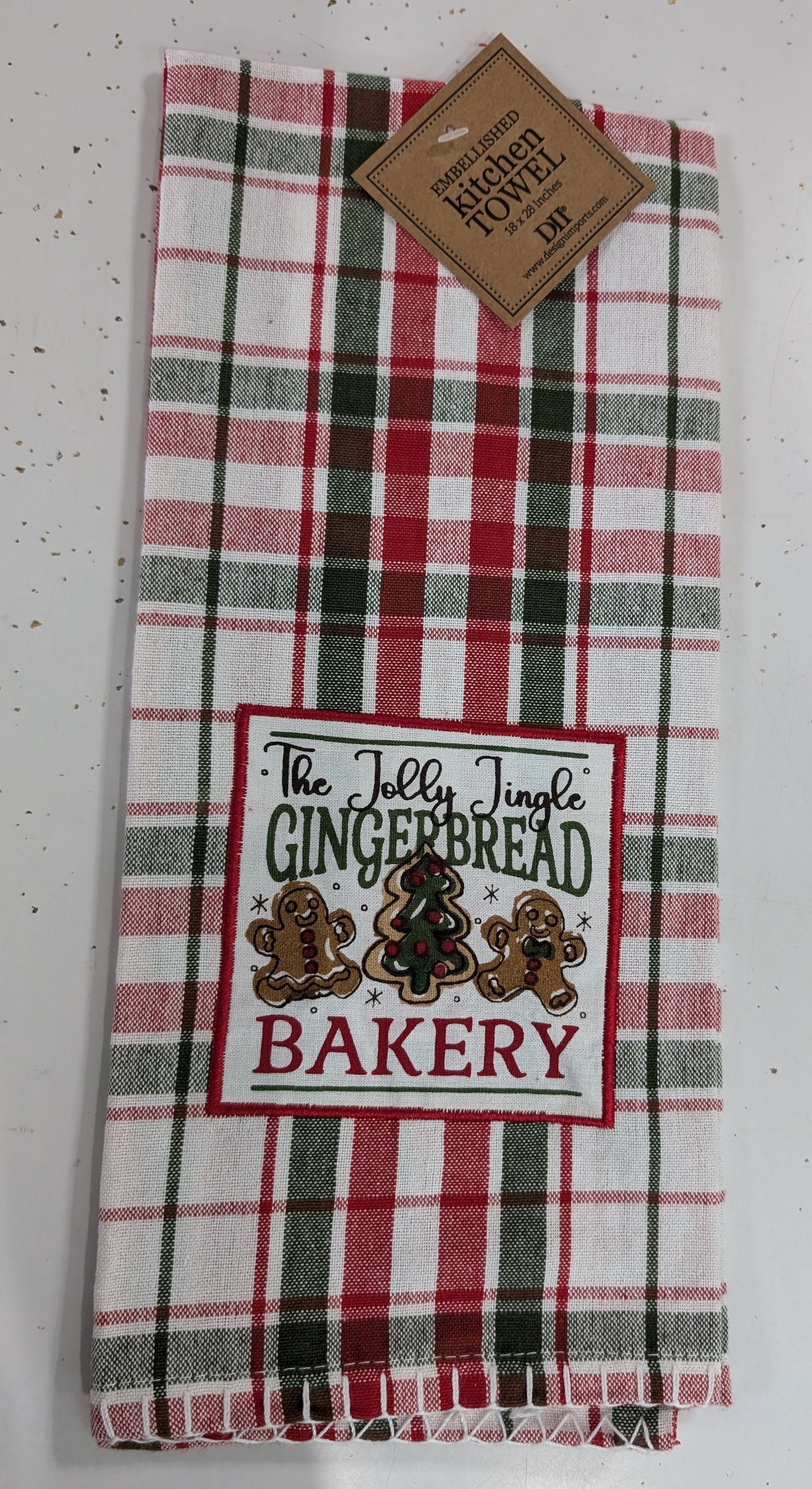 Holly Jolly Cookie Co. Embellished Dishtowels