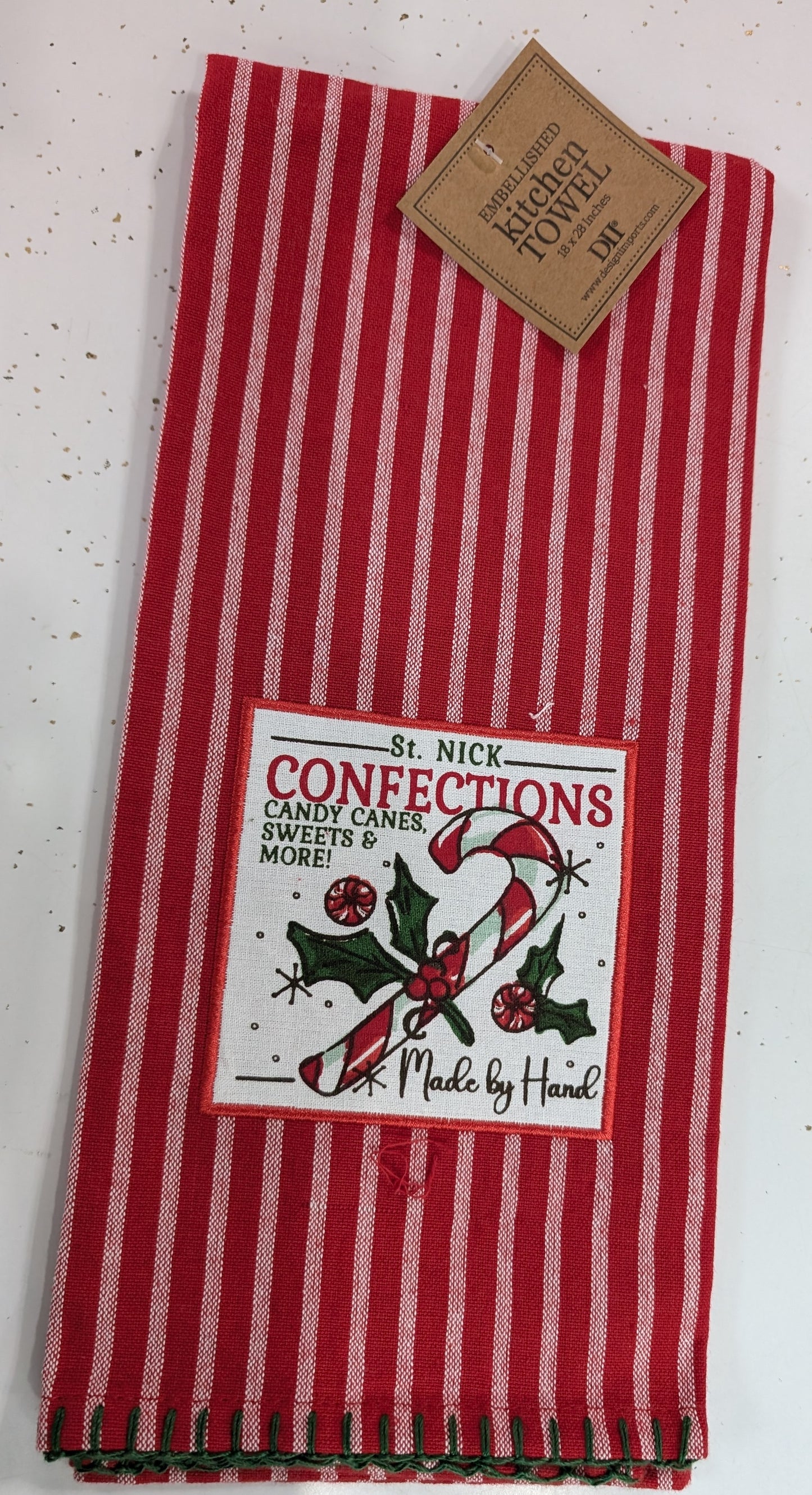 Holly Jolly Cookie Co. Embellished Dishtowels